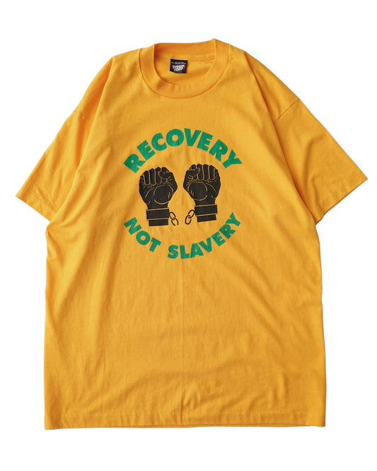 90s RECOVERY NOT SLAVERY print tee