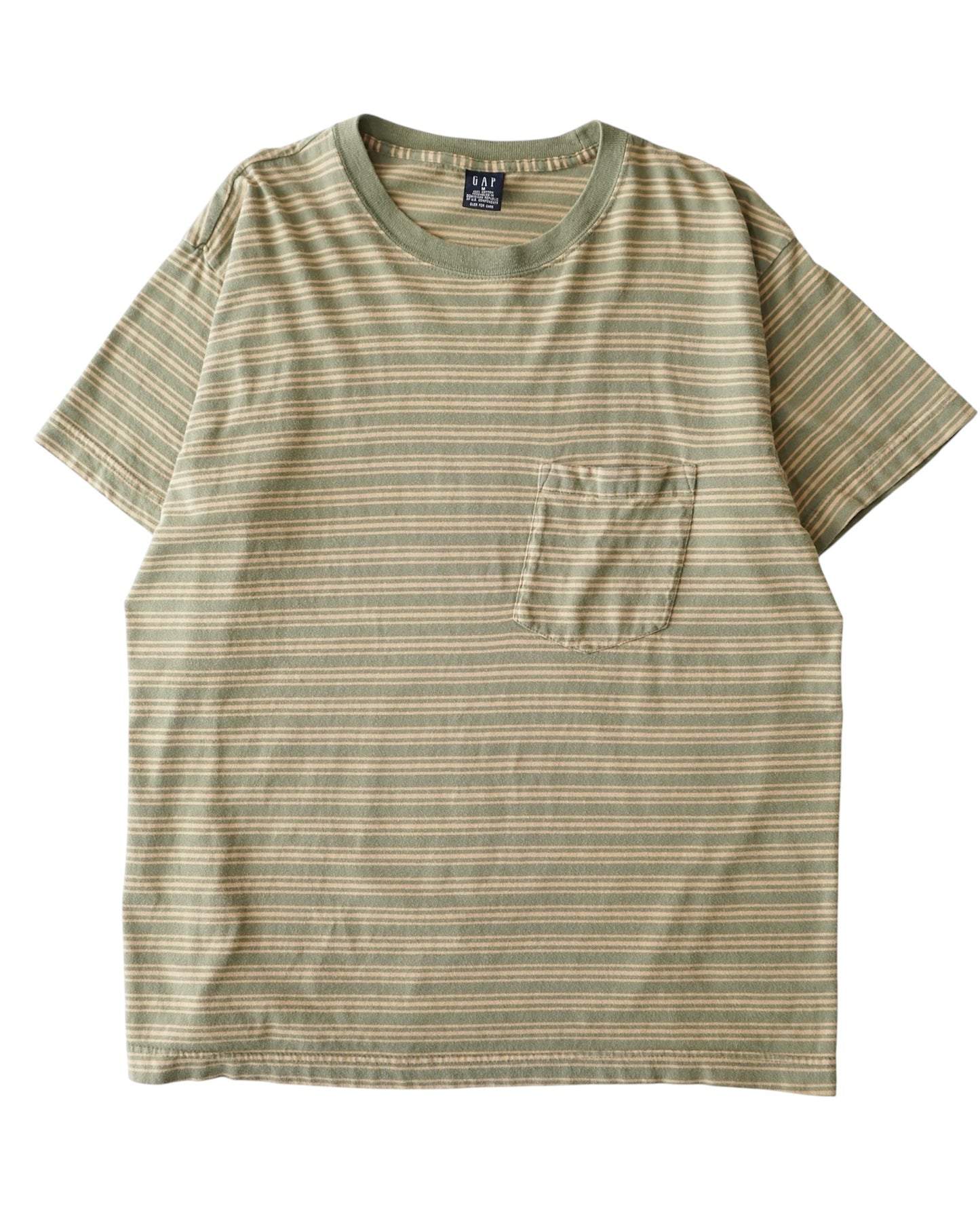 90s GAP border pocket tee