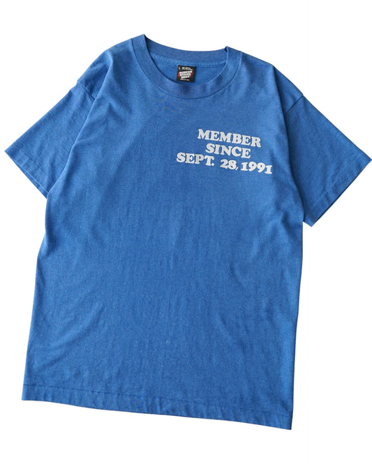 90s THE 14495 CLUB flocked tee