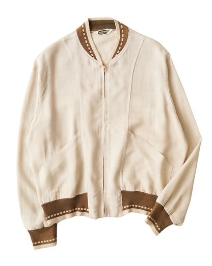 50s WELGRUME rayon jacket