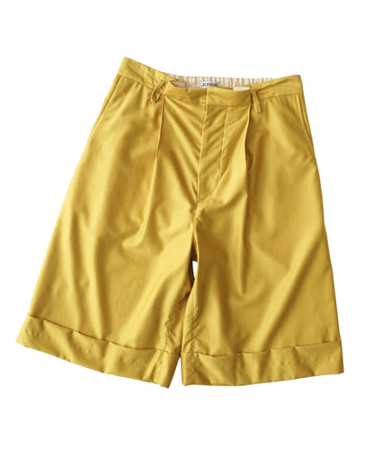 LECHENKO Chesco tailored shorts-yellow