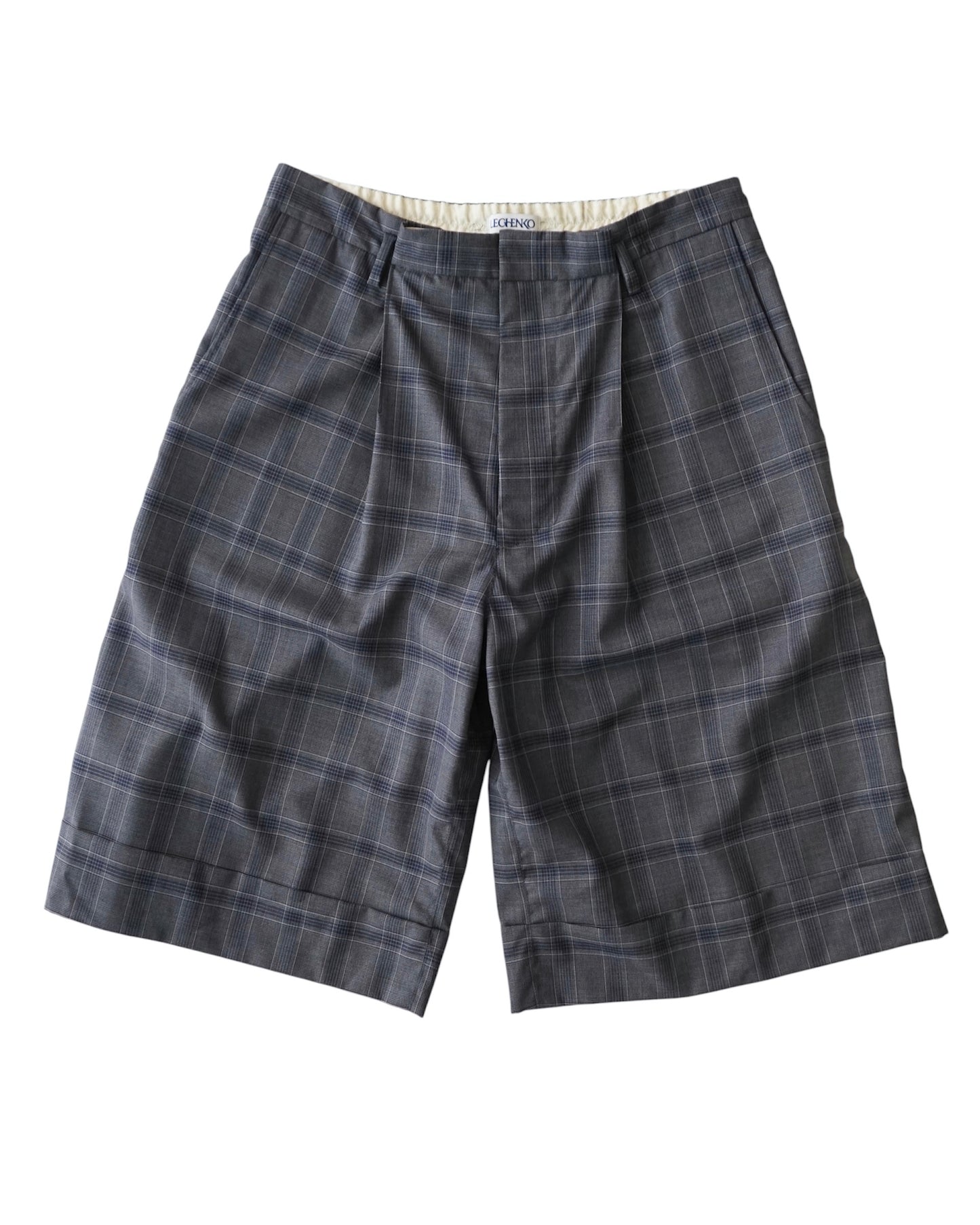 LECHENKO Chesco tailored shorts-check