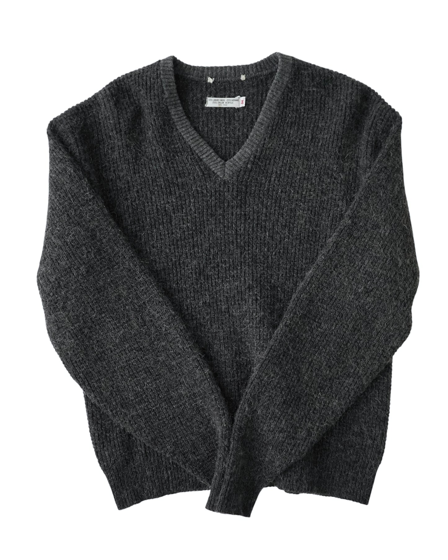 60s unknown mohair v-neck sweater
