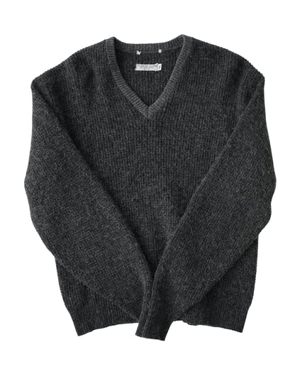 60s unknown mohair v-neck sweater