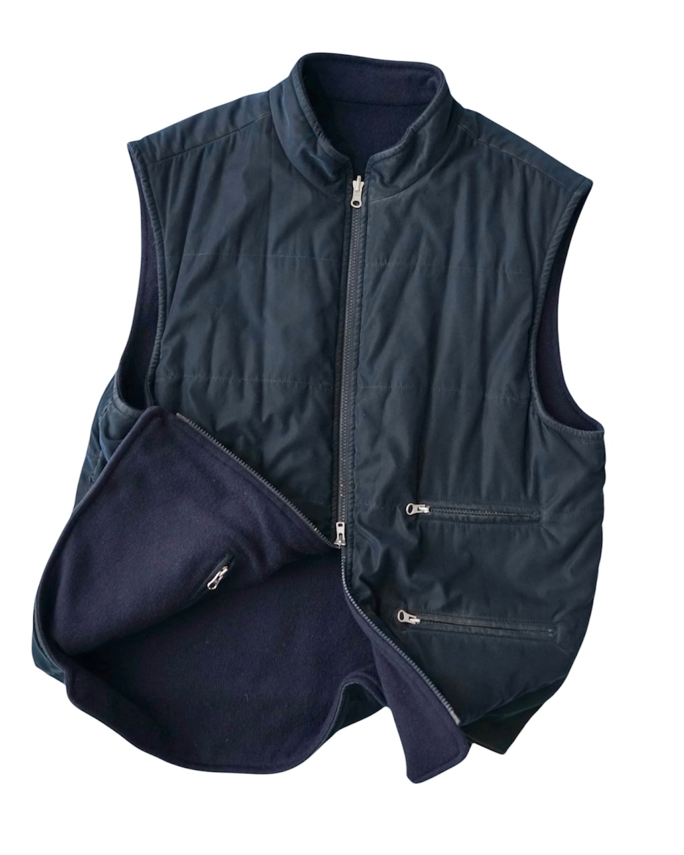 BRUNELLO CUCINELLI reversible cashmere vest