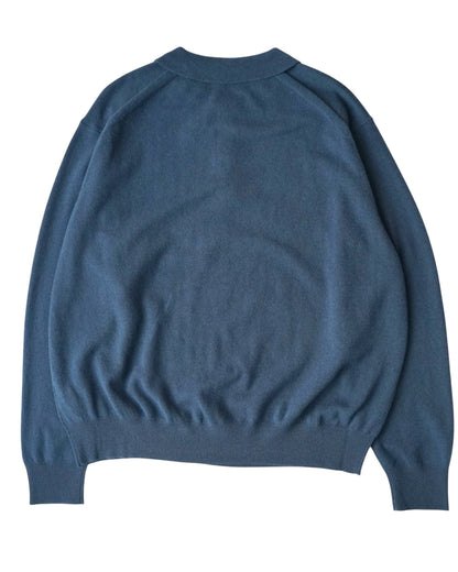 crepuscule L/S Polo-blue