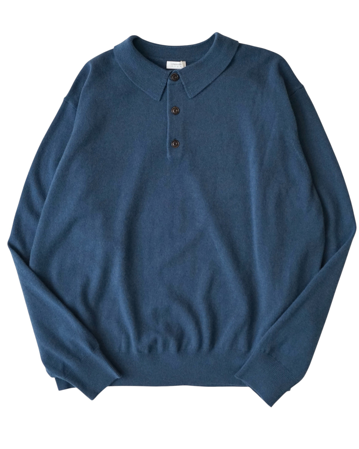 crepuscule L/S Polo-blue
