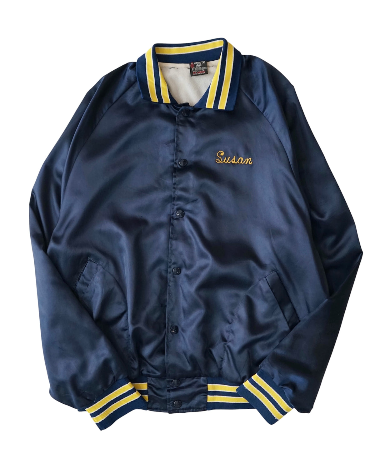 70-80s ARISTO JAC by Hilton Satin Award Jacket