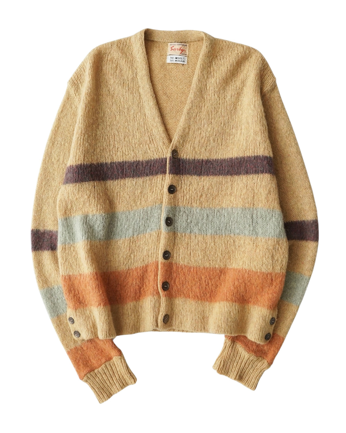 60s Sarly Border Mohair Cardigan